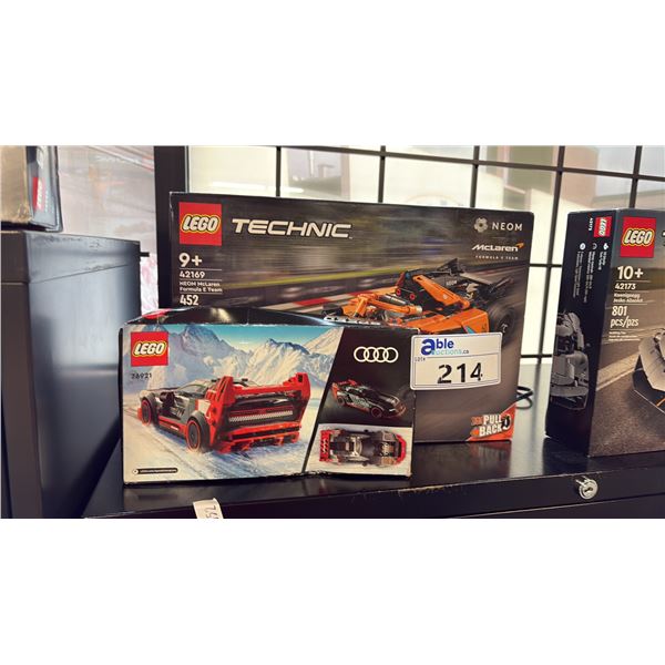 LEGO TECHNIC NEOM MCLAREN 42169 AND SPEED CHAMPIONS AUDI S1 E-TRON 76921 BUILDING TOYS