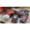Image 3 : MILWAUKEE CORDLESS POWER TOOLS INCL  MILWAUKEE M18 FUEL 9-INCH CUT-OFF SAW, REPLACEMENT BATTERIES &