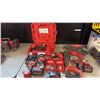 Image 1 : MILWAUKEE CORDLESS POWER TOOLS INCL  MILWAUKEE SAWZALL, DRILLS, REPLACEMENT BATTERIES & MORE