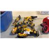 Image 1 : DEWALT 20V MAX XR 7-PIECE CORDLESS DRILL, ROTARY HAMMER, RECIPROCATING SAW AND MORE