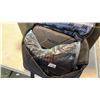 Image 5 : MILITARY SURPLUS HARD SHELL FOOTLOCKER, BACKPACK AND MISC TOOLS