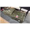 Image 6 : MILITARY SURPLUS HARD SHELL FOOTLOCKER, BACKPACK AND MISC TOOLS