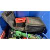 Image 3 : BIN OF HANDTOOLS & POWER TOOLS, INCLUDING AIR PUMP, RYOBI CORDLESS GRINDER, METBO GRINDER & MORE
