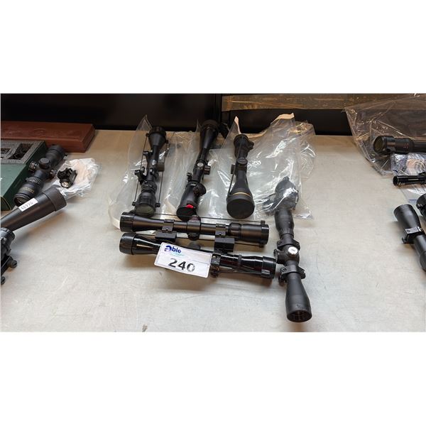 PRECISION VARIABLE POWER HUNTING SCOPE COLLECTION INCL SIMMONS BUSHNELL AND MORE