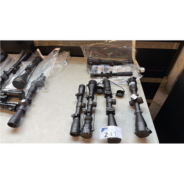 PRECISION TARGET RIFLE SCOPE COLLECTION INCL BUSHNELL TASCO HAWKE VARIED POWER