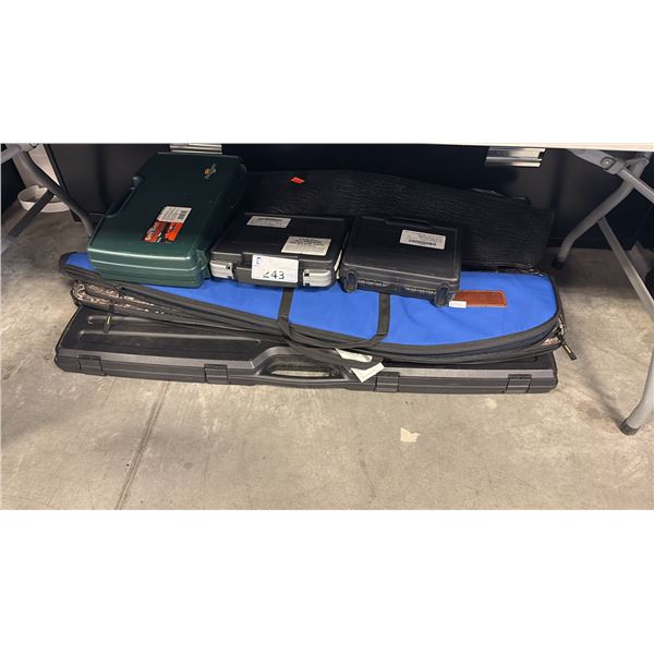 GUN CASES INCL HEAVY-DUTY RIFLE FORMAT HARD SHELL PROTECTIVE STORAGE AND MORE