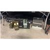 Image 1 : GUN CASES INCL HEAVY-DUTY RIFLE FORMAT HARD SHELL PROTECTIVE STORAGE , BULLET CASES ETC