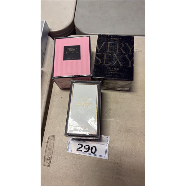 3 BOXES OF VICTORIA SECRET PERFUMES