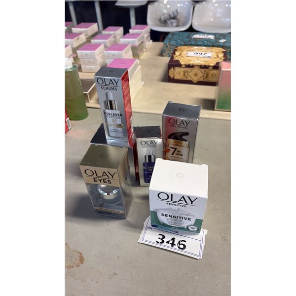 VARIOUS OLAY CREAMS & SERUMS
