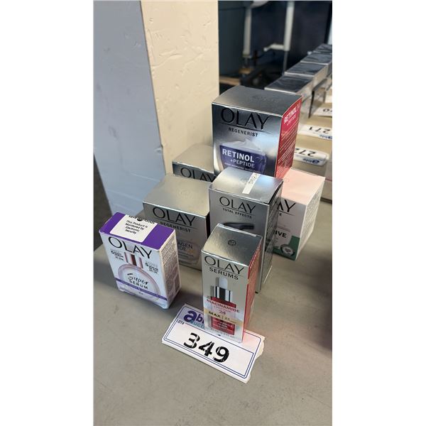 VARIOUS OLAY CREAMS & SERUMS