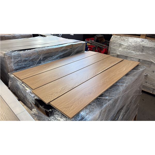 1673.10 SQFT OF LAMINATE FLOORING 65 BOXES CLASSIC NATURAL HONEY OAK FINISH MDL:NH808 10/BX 25.74