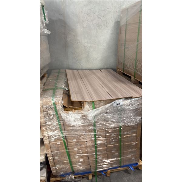 1062.80 SQFT OF LAMINATE FLOORING 40 BOXES LINEAR GREY-BEIGE RIFT OAK FINISH MDL:B110 10/BX 26.57