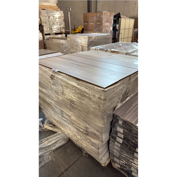 1235.52 SQFT OF LAMINATE FLOORING 48 BOXES CLASSIC WIRE-BRUSHED GREIGE OAK MDL:HJ9802 10/BX 25.74