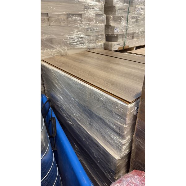 726.84 SQFT OF LAMINATE FLOORING 36 BOXES SMOKY GREY-TAUPE OAK MDL:HJ6604 10/BOX 20.19 SQFT PER