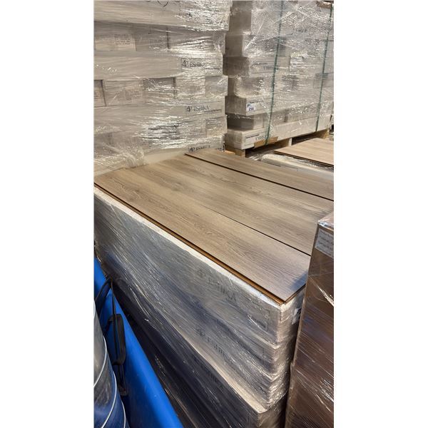 1235.52 SQFT OF LAMINATE FLOORING 48 BOXES SMOKY GREY-TAUPE OAK MDL:HJ6604 10/BOX 25.74 SQFT PER