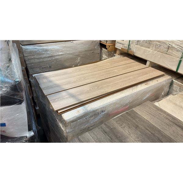 1235.52 SQFT OF LAMINATE FLOORING 48 BOXES CLASSIC NATURAL GREIGE OAK MDL:HJ9802 10/BX 25.74