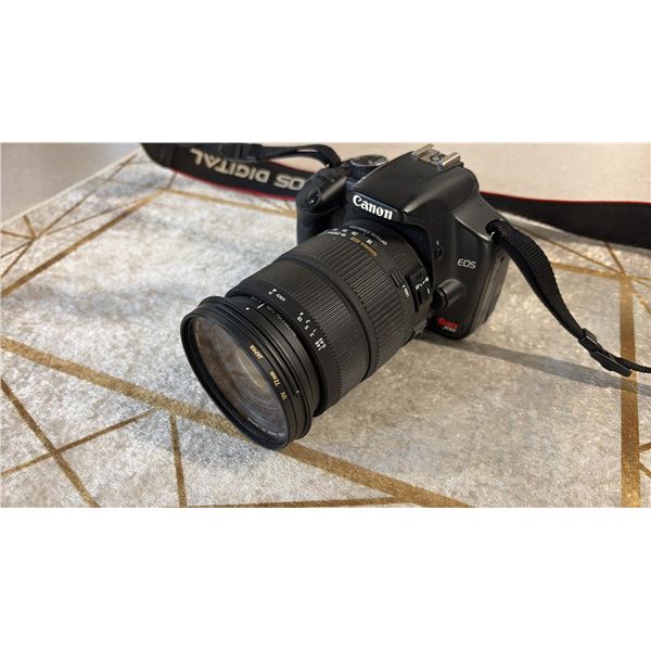 CANON EOS DS126181 REBEL XSI DIGITAL CAMERA WITH A SIGMA DC 18-200MM 14 3.5-6.3 LENS