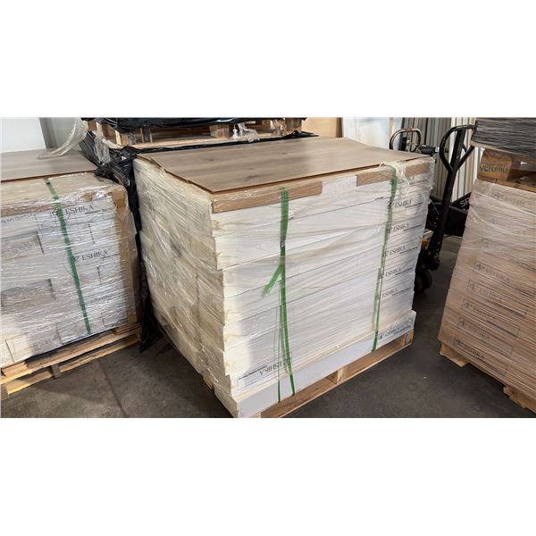 1008.84 SQFT OF LAMINATE FLOORING 42 BOXES DRIFTWOOD OAK DESIGN MDL:BM344 10/BX 24.02 SQFT