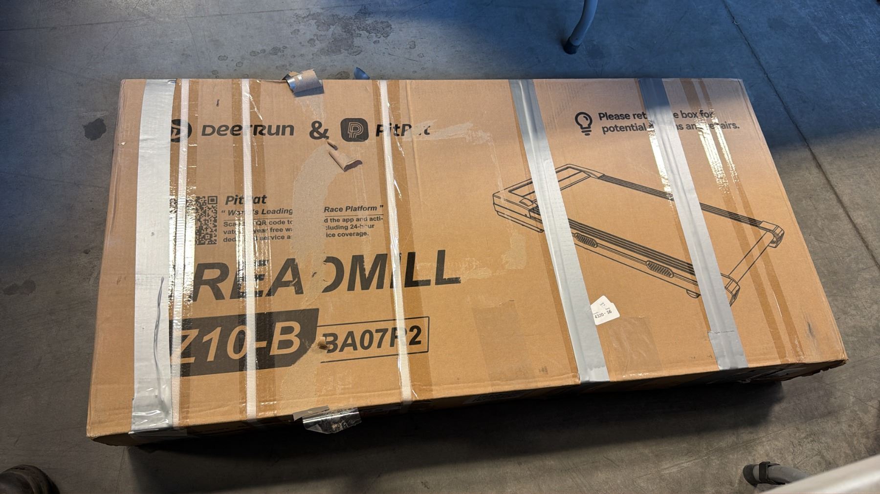 DEERRUN Z10-B COMPACT UNDER DESK TREADMILL IN BOX - Able Auctions