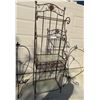 Image 2 : Wrought Iron Shelf, Bird Stand Pair