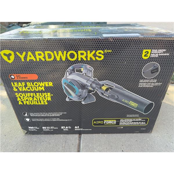 Yardworks Gas Leaf Blower & Vacuum AeroForce
