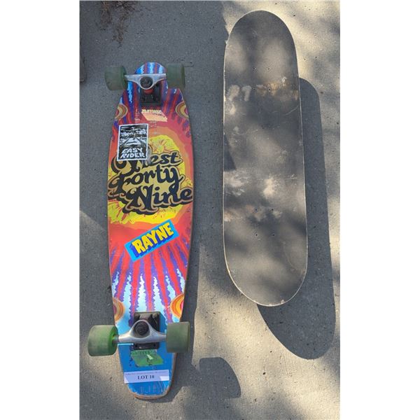 Rayne Longboard, Renegade & Blank Skateboards