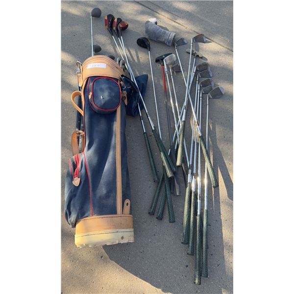 Golf Clubs, Bag, Golf Balls