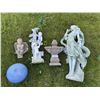 Image 1 : Outdoor Garden Statues, 5 Pieces