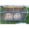 Image 4 : Rectangular Metal Fire Pit With Grill Tool Set