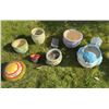 Image 1 : Ceramic Planters and Decorative Bird