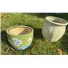 Image 4 : Ceramic Planters and Decorative Bird