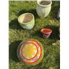 Image 6 : Ceramic Planters and Decorative Bird