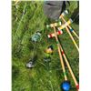 Image 4 : Croquet Set, Yard Pinwheels, and Garden Stakes