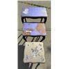 Image 1 : 3 Painted Stacking Tables 