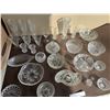 Image 1 : Cut Crystal and Pressed Glassware Lot