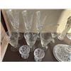 Image 2 : Cut Crystal and Pressed Glassware Lot