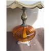 Image 4 : Ornate Glass Table Lamps with Shades