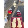 Image 7 : Christmas Decor Lot: Angels, Ornaments, Books