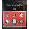 Image 1 : 20. 1981S US Proof Set. Original as Issued.