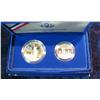 Image 1 : 49. 1886-1986S Statue of Liberty Half and Silver Dollar Set. Proof.