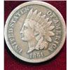 Image 1 : 121. 1861 Indian Head Cent. VG.