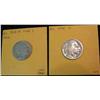 Image 1 : 129. 1913D Type 1 AG & 1919P G Buffalo Nickels.