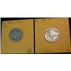 Image 2 : 129. 1913D Type 1 AG & 1919P G Buffalo Nickels.