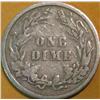 Image 2 : 132. 1892P Barber Dime. VG.