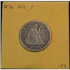 Image 1 : 141. 1876 Liberty Seated Quarter. F.