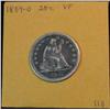 Image 1 : 142. 1857O Liberty Seated Quarter. VF.
