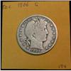 Image 1 : 160. 1906P Barber Half Dollar. G.