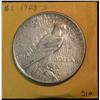Image 2 : 182. 1928S Peace Dollar. VF.