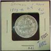 Image 1 : 189. Germany 1875A Silver 1-Mark. BU.