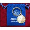 Image 1 : 200. 1993 Bill of Rights Silver Com. Half in Key Ring. As Issued By the US Mint.